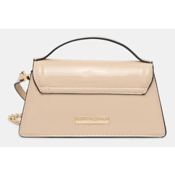 τσάντα aldo lysandria χρώμα μπεζ, 13933898 κύριο υλικό