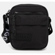 σακίδιο hugo χρώμα: μαύρο, 50541949 κύριο υλικό: 100% ανακυκλωμένο πολυαμίδιο
φόδρα: 100% πολυεστέρα