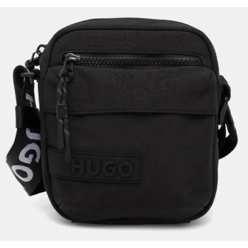 σακίδιο hugo χρώμα μαύρο, 50541949 κύριο υλικό 100%
