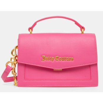 τσάντα juicy couture lily χρώμα ροζ, bejll8755wvp 100%