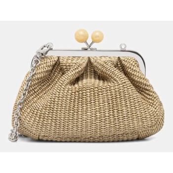 τσάντα weekend max mara χρώμα μπεζ, 2515511095600 κύριο