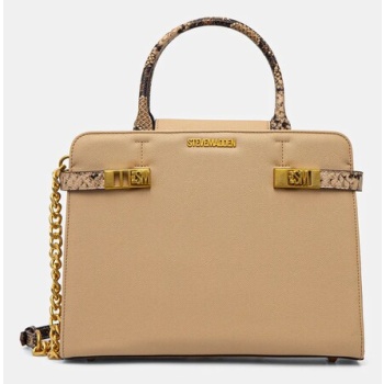 τσάντα steve madden blorens χρώμα μπεζ, sm13001647 κύριο