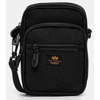σακίδιο alpha industries label messenger bag s χρώμα