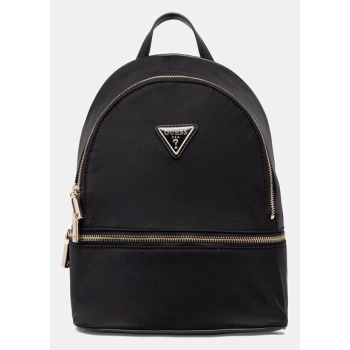 σακίδιο πλάτης guess χρώμα μαύρο, twnn96 76032 στολίδι