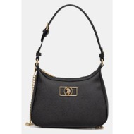 τσάντα u.s. polo assn. jones χρώμα: μαύρο, beuj88676wvp 100% poliuretan