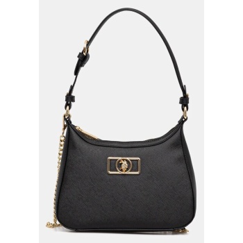 τσάντα u.s. polo assn. jones χρώμα μαύρο, beuj88676wvp