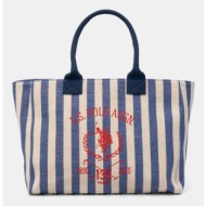βαμβακερή τσάντα u.s. polo assn. pool beu2p8693wco 100% βαμβάκι