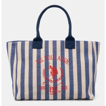 βαμβακερή τσάντα u.s. polo assn. pool beu2p8693wco 100%