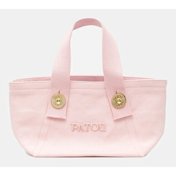 βαμβακερή τσάντα patou χρώμα ροζ, ac0900076 κύριο υλικό