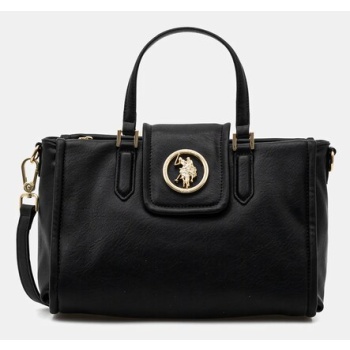 τσάντα u.s. polo assn. jodhpur χρώμα μαύρο, beuj58591wvp