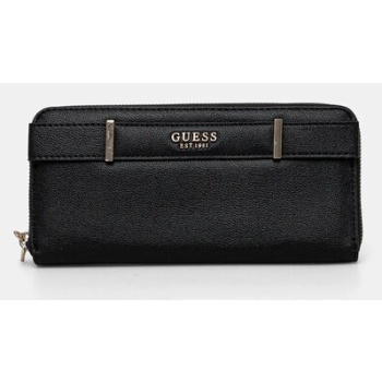 πορτοφόλι guess anadela χρώμα μαύρο, swbg96 33146 κύριο