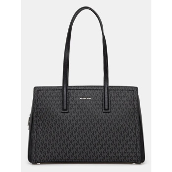 τσάντα michael michael kors χρώμα μαύρο, 30s5s9it2v 89%