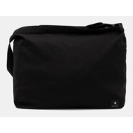 τσάντα samsoe samsoe saluis χρώμα: μαύρο, m25100043 100% ανακυκλωμένος πολυεστέρας