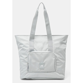 τσάντα adidas pr tote χρώμα πράσινο, jd2262 υλικό 1 100%
