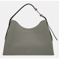 δερμάτινη τσάντα furla χρώμα: πράσινο, wb01246 bx2045 ag700 κύριο υλικό: 100% φυσικό δέρμα
φόδρα: 10