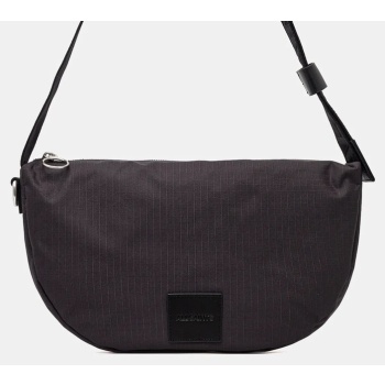 σακίδιο allsaints koy χρώμα μαύρο, m010xc κύριο υλικό