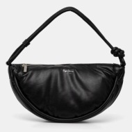 τσάντα pepe jeans nadine softy χρώμα: μαύρο, pl031624 κύριο υλικό: 100% πολυουρεθάνη
φόδρα: 100% πολ