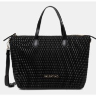 τσάντα valentino bags χρώμα: μαύρο, vbs8da03 δερμάτινη απομίμηση