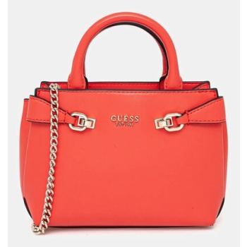 τσάντα guess lorelei χρώμα πορτοκαλί, hwvg96 39760 κύριο