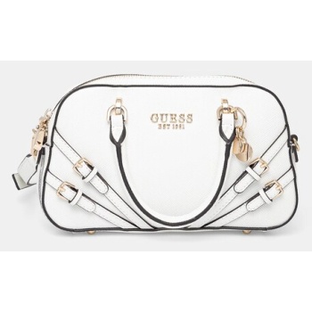 τσάντα guess bramina χρώμα άσπρο, hwzg96 36050 κύριο