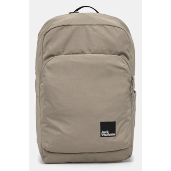 σακίδιο πλάτης jack wolfskin terraview χρώμα γκρι, a64867