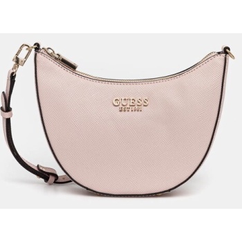 τσάντα guess fedana χρώμα ροζ, hwzg96 43720 κύριο υλικό