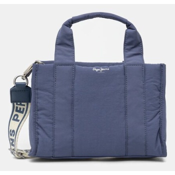 τσάντα pepe jeans zadie blossom χρώμα μπλε, pl031647 κύριο