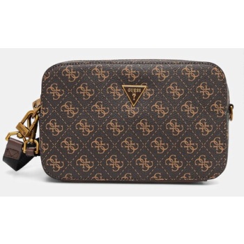 σακίδιο guess milano χρώμα καφέ, pmmilo p5245 κύριο υλικό
