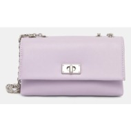 τσάντα aldo onze χρώμα: μοβ, 13989371 100% πολυουρεθάνη