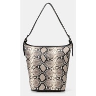 δερμάτινη τσάντα iro χρώμα: πολύχρωμο, wp144zykepy 100% φυσικό δέρμα