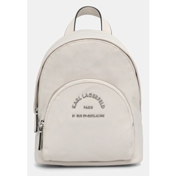 σακίδιο πλάτης karl lagerfeld χρώμα μπεζ, a2w30081 κύριο