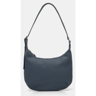 τσάντα samsoe samsoe safreja χρώμα: μπλε, f25100103 κύριο υλικό: 50% φυσικό δέρμα, 30% πολυουρεθάνη,