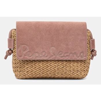 τσάντα pepe jeans barker sweet χρώμα πορτοκαλί, pl031613