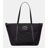 τσάντα karl lagerfeld χρώμα: μαύρο, a2w30080 κύριο υλικό: 75% ανακυκλωμένο πολυαμίδιο, 25% πολυουρεθ