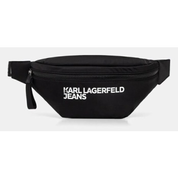 τσάντα φάκελος karl lagerfeld jeans χρώμα μαύρο, a1m30295