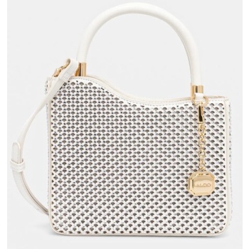 τσάντα aldo sunsparkle χρώμα άσπρο, 14009847 κύριο υλικό