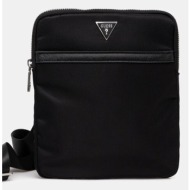 σακίδιο guess milano χρώμα: μαύρο, hmminy p5223 υφαντικό υλικό