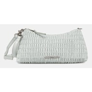 τσάντα calvin klein jeans χρώμα: πράσινο, lv04k3088g κύριο υλικό: 100% πολυουρεθάνη