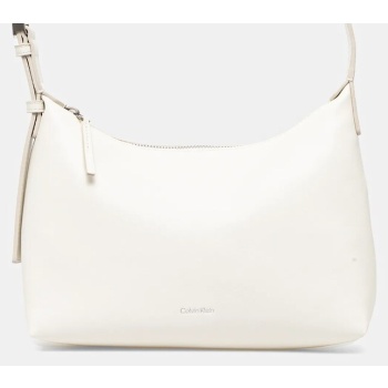 τσάντα calvin klein χρώμα μπεζ, k60k613028 κύριο υλικό