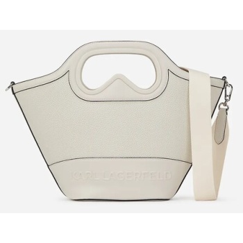 τσάντα karl lagerfeld χρώμα άσπρο, a2w30045 100%