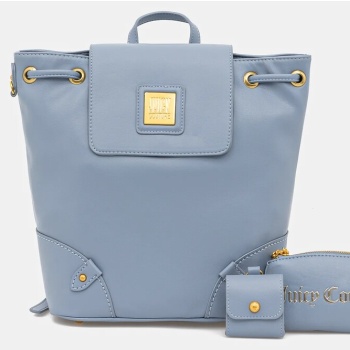 σακίδιο πλάτης juicy couture poppy χρώμα μπλε