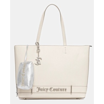 τσάντα juicy couture jasmine χρώμα μπεζ, bejjm8840wvp