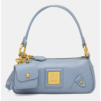 τσάντα juicy couture poppy χρώμα μπλε, bejyf8787wvp  100%