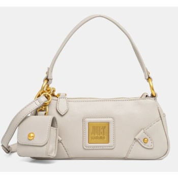 τσάντα juicy couture poppy χρώμα μπεζ, bejyf8787wvp  100%