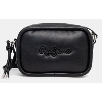 τσάντα pepe jeans brianae softy χρώμα μαύρο, pl031625