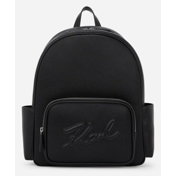 σακίδιο πλάτης karl lagerfeld χρώμα μαύρο, a2w30124