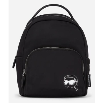 σακίδιο πλάτης karl lagerfeld χρώμα μαύρο, a2w30180