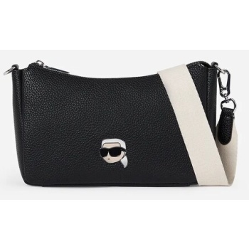 τσάντα karl lagerfeld χρώμα μαύρο, a2w30106 58%