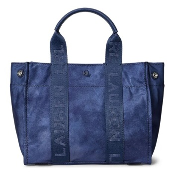 τσάντα lauren ralph lauren χρώμα μαύρο, 431962612