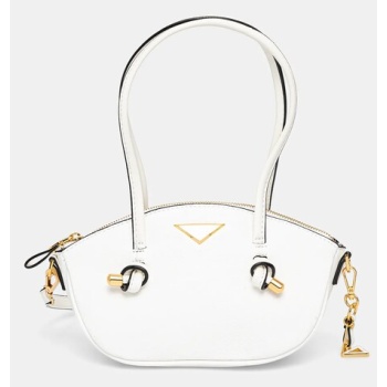 τσάντα aldo elysande χρώμα άσπρο, 13989364 κύριο υλικό